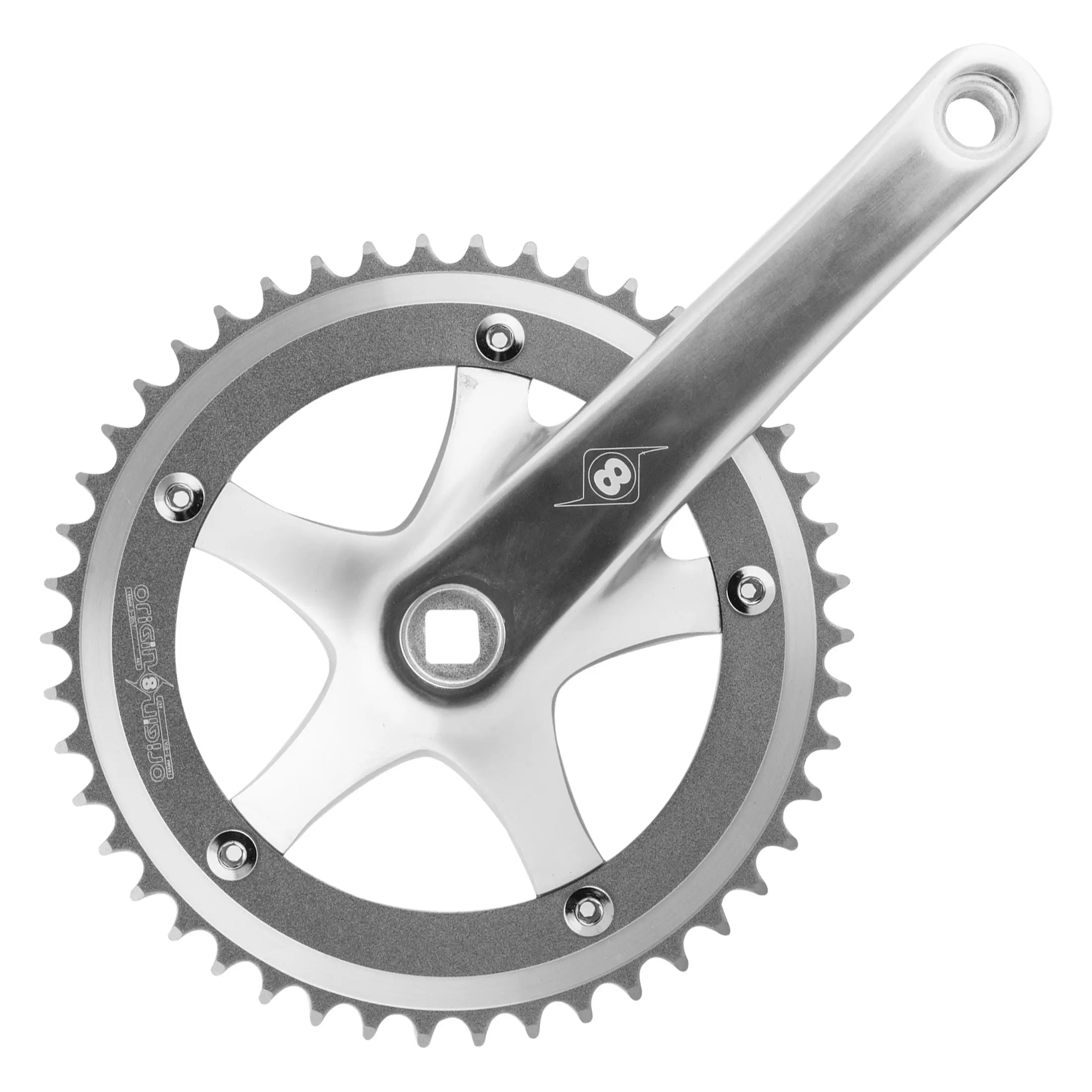 Origin8 Trackstar Crankset, 170mm, 46T w/ Free BB, CLEARANCE - Wabi