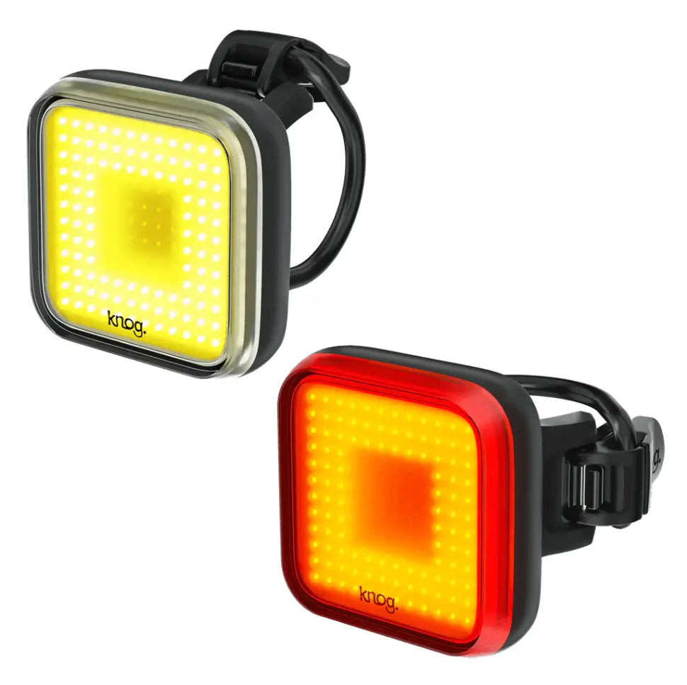 Knog Blinder Square Headlight / Taillight Set Lezyne