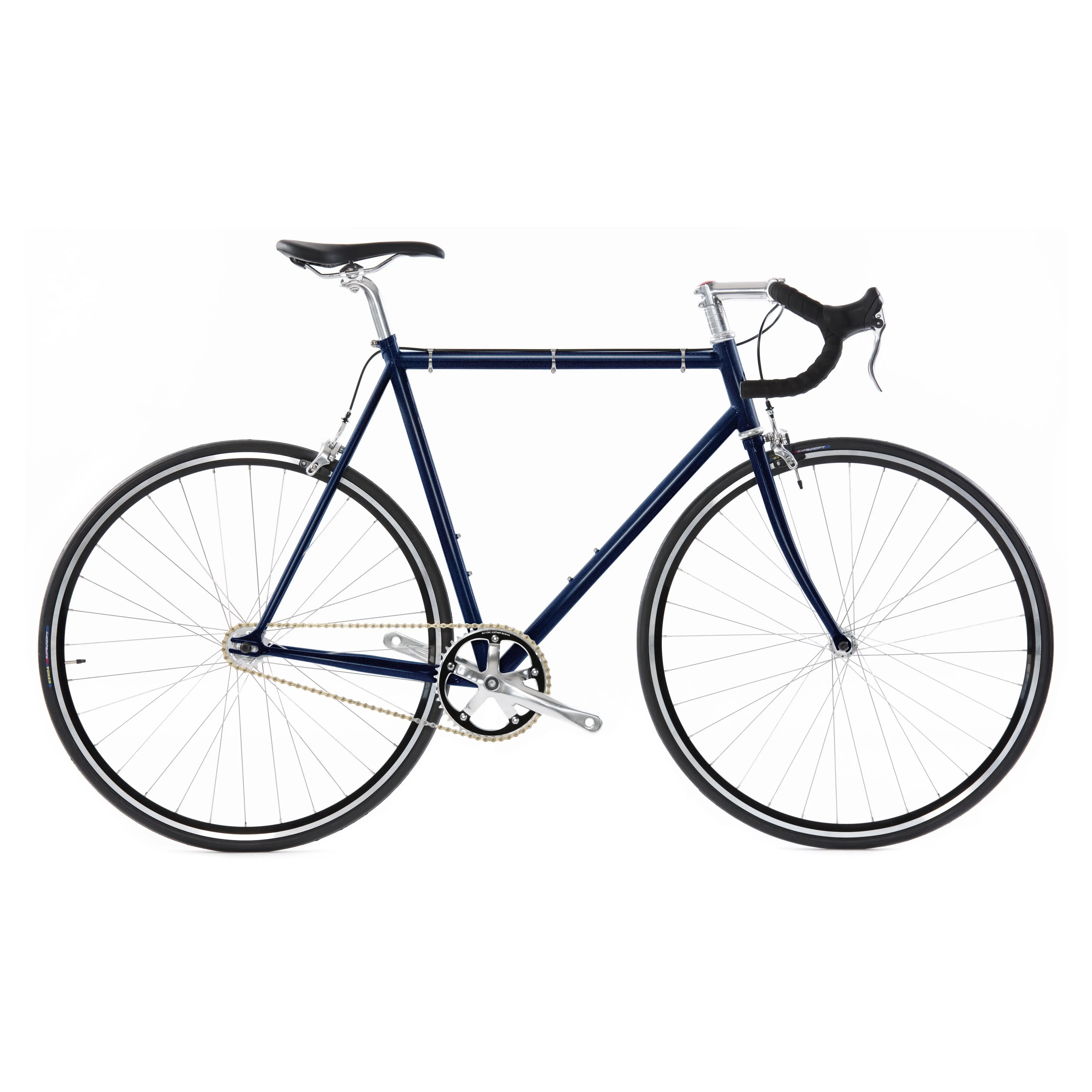 Wabi Classic, Ion Blue, Silver Components, Black Saddle/Tape