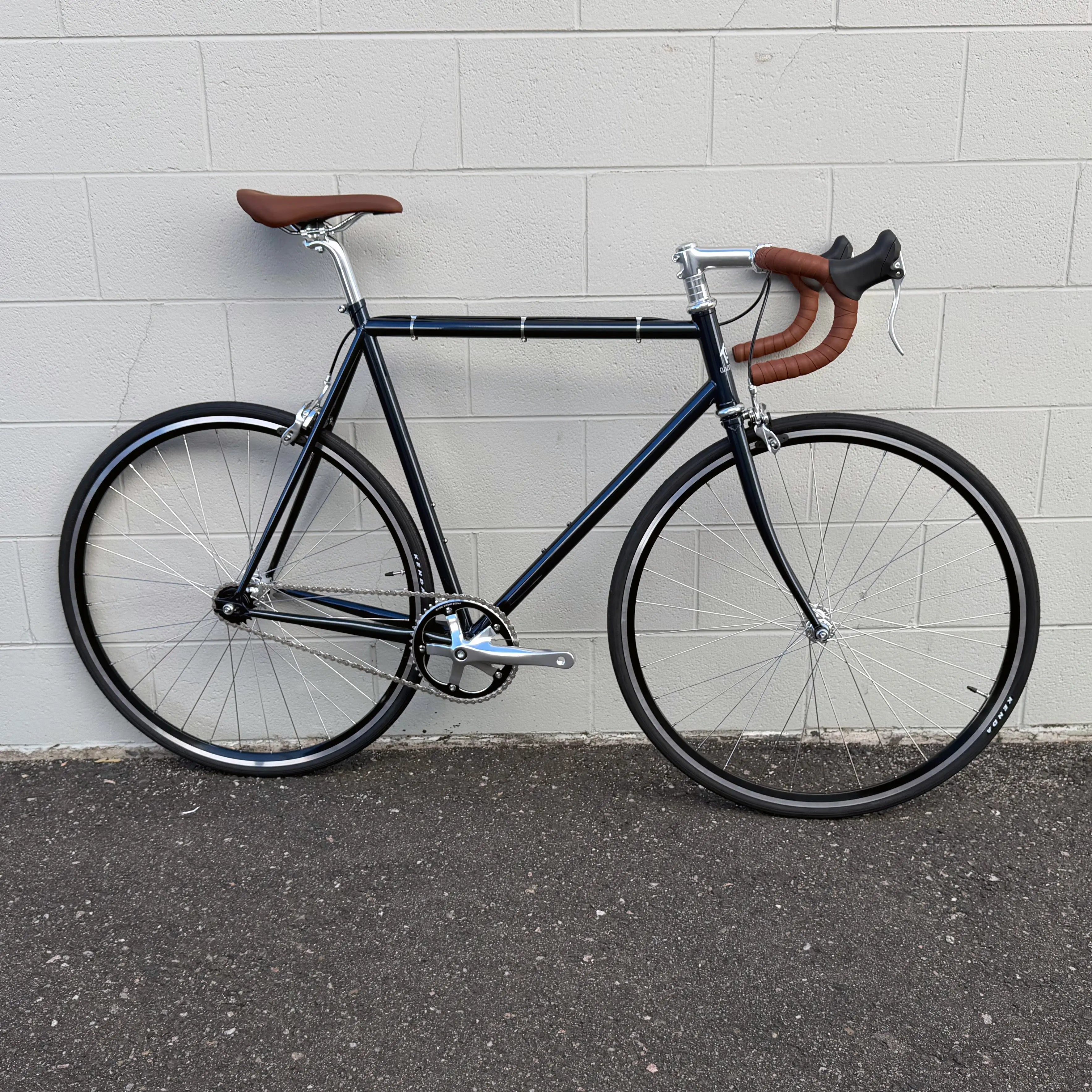 Wabi Classic, Ion Blue, Silver Components, Brown Saddle/Tape