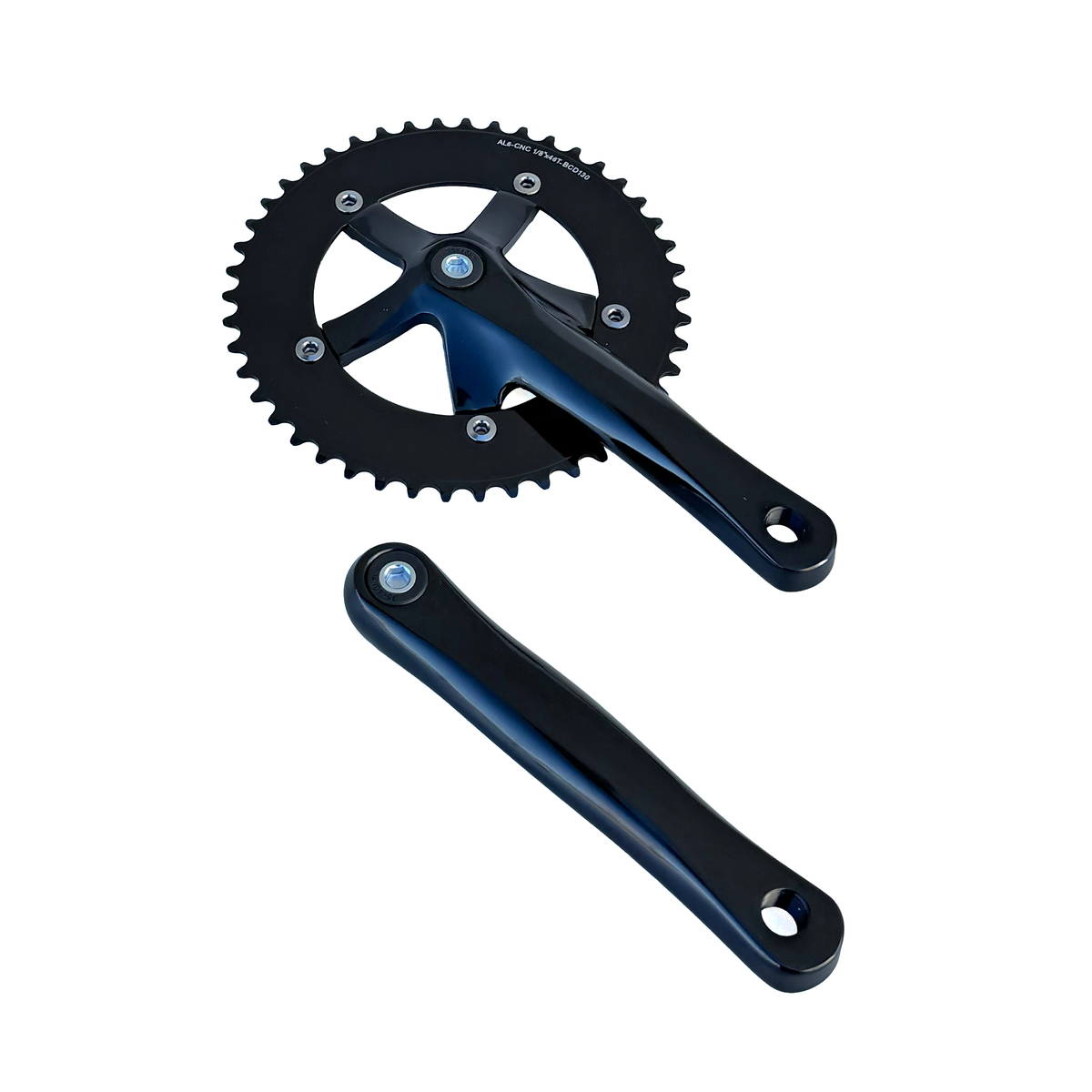 Wabi Fixed Gear / Single Speed Courier Crankset, 130 BCD, 1/8"