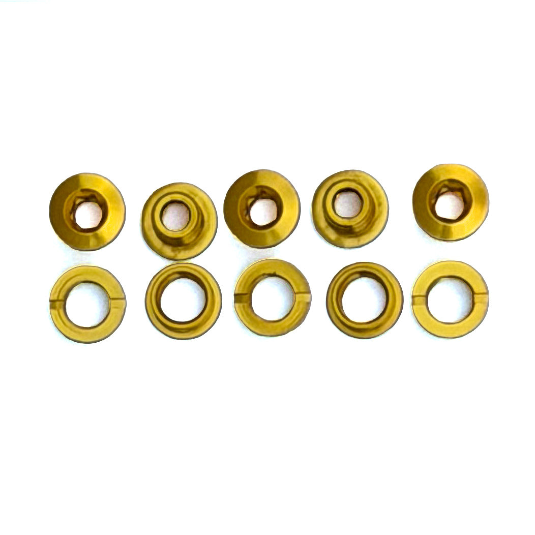 Wabi Alloy Colored Chainring Bolts