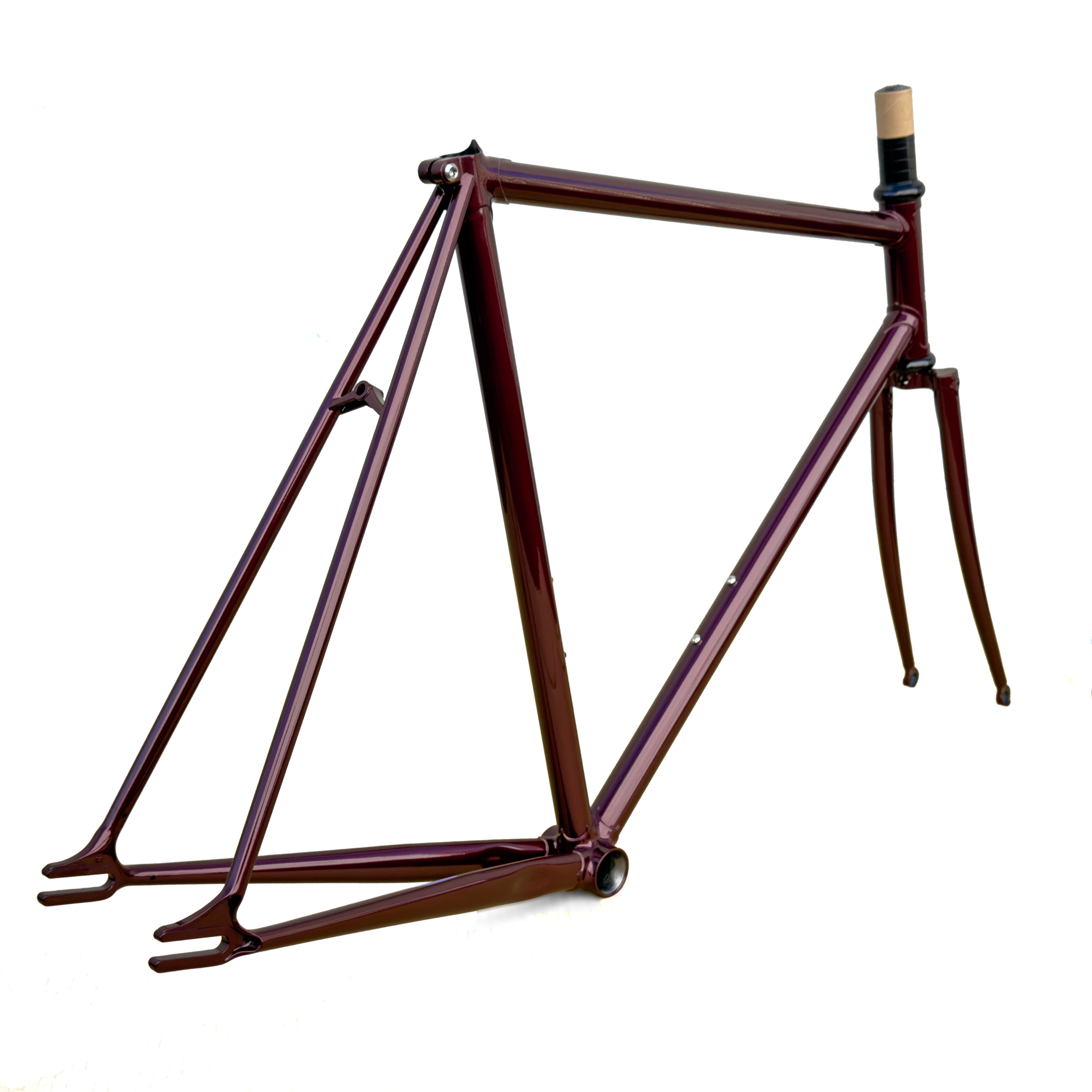 Wabi Special Frameset, Oxide Red, Black Headset