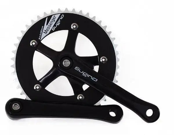 Sugino RD2 Messenger Crankset, 46T, Light Blue Sugino