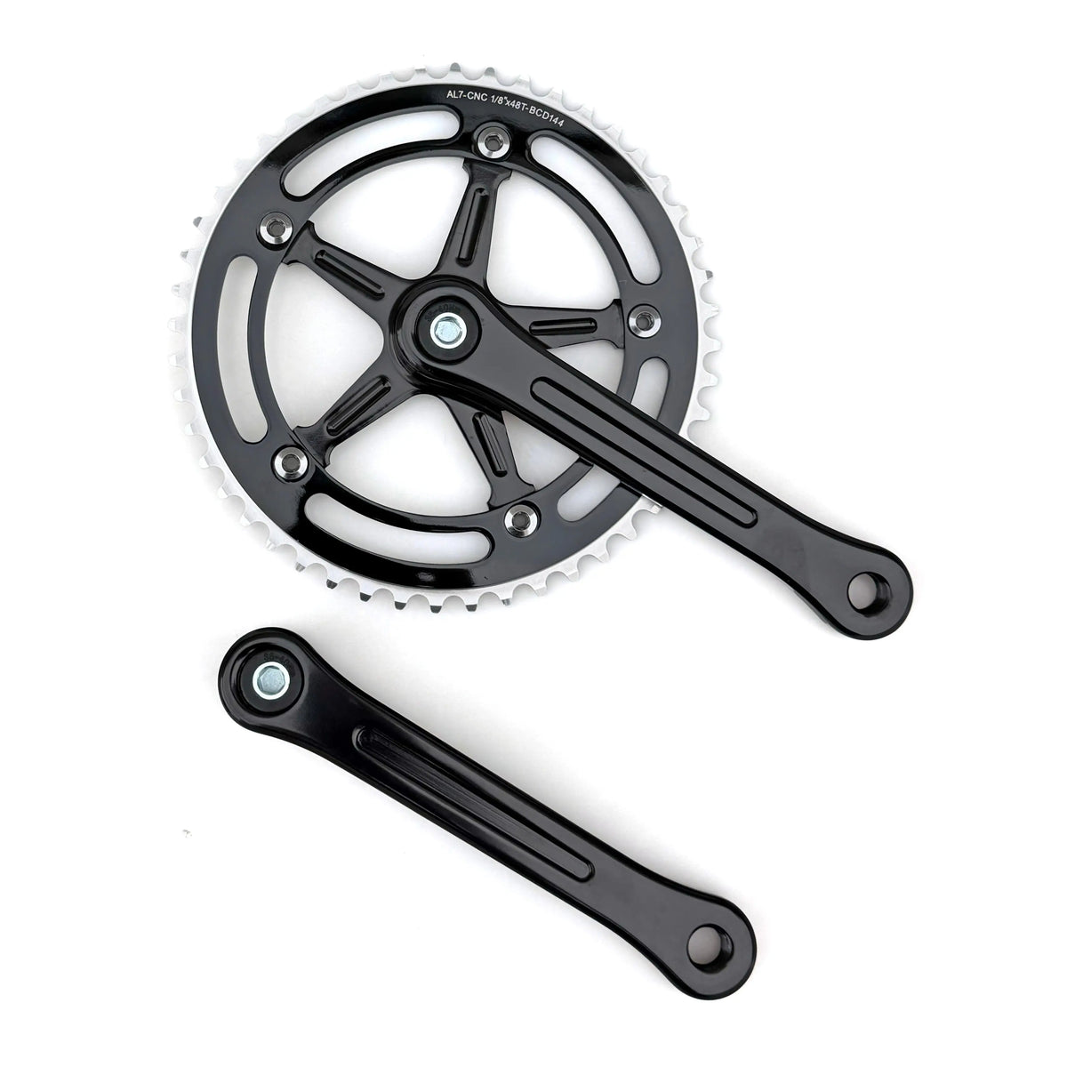 Wabi Fixed Gear / Single Speed Courier Crankset, 130 BCD, 1/8" Wabi Cycles