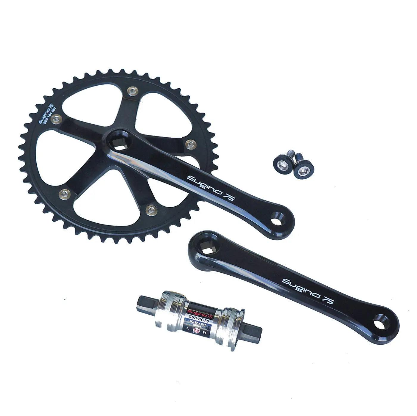 Sugino 75 Complete Crankset (incl. Sugino 75 Chainring + Bottom Bracke