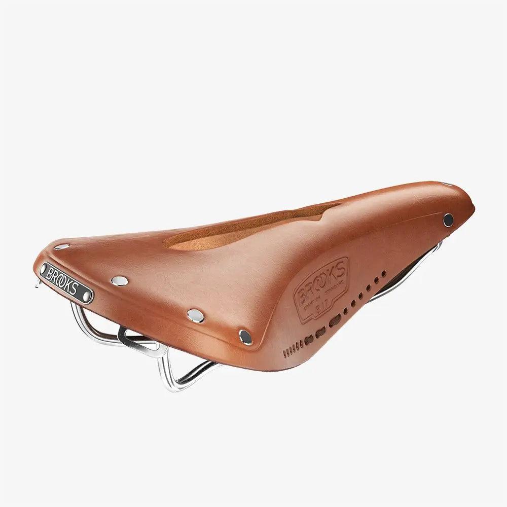 Brooks B17 Carved Leather Commuting/Touring Saddle - Wabi Cycles