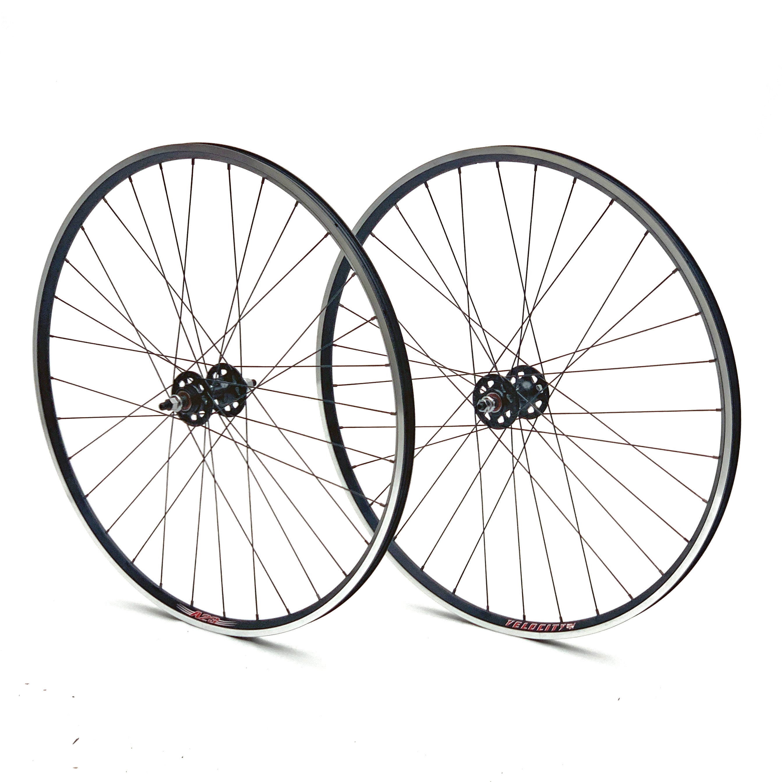 Velocity A23 Single Speed-Fixed Gear-Cyclocross Tubeless-Ready Wheelset