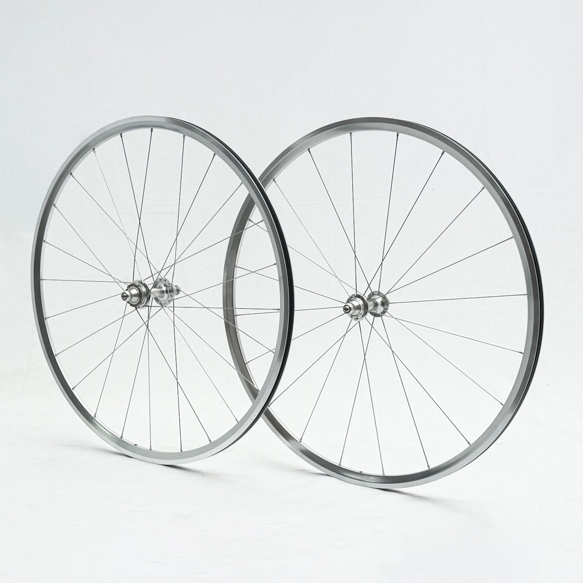 Wabi Featherweight Single Speed-Fixed Gear Wheelset (Rider, Silver / Set