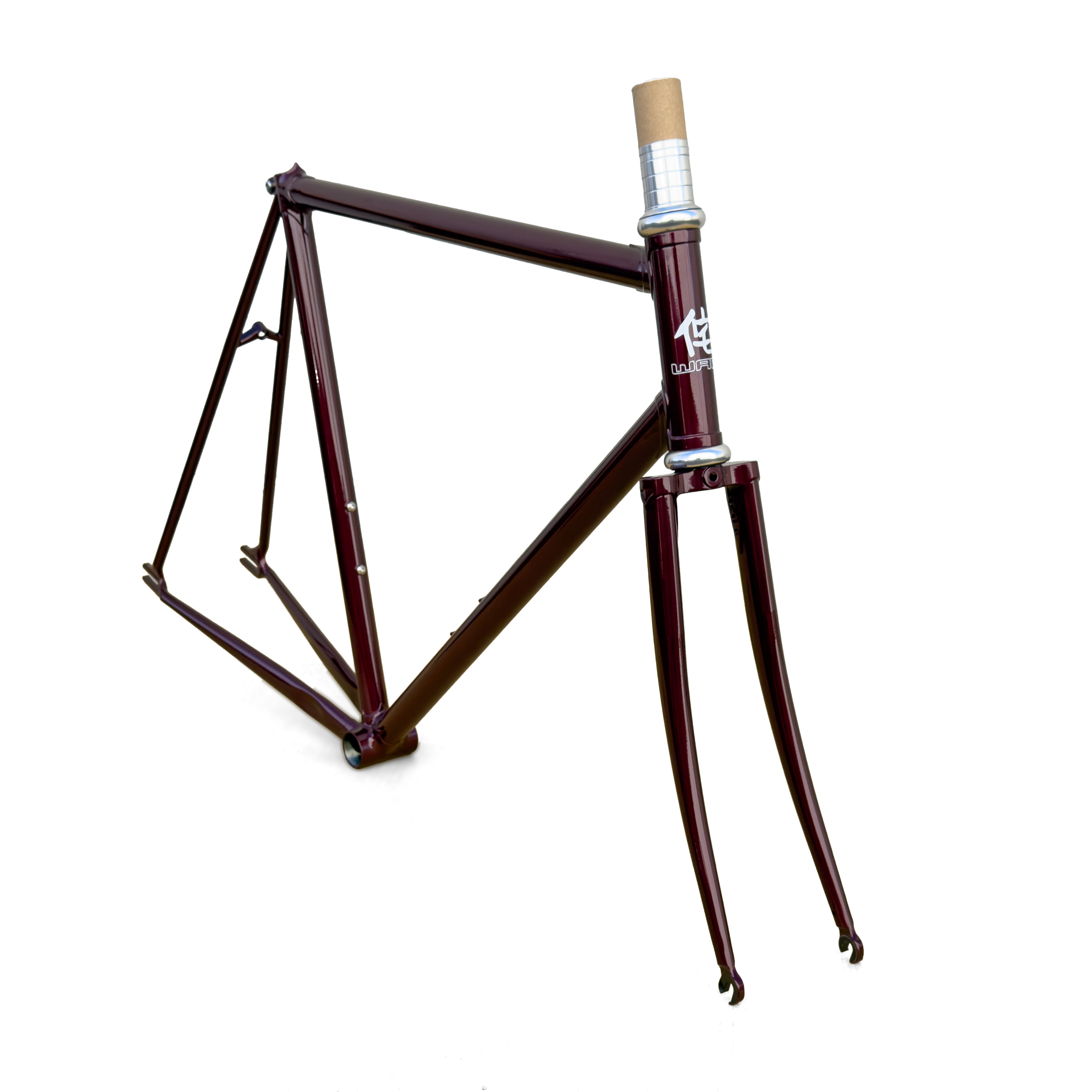 Wabi Special Frameset, Oxide Red, Silver Headset
