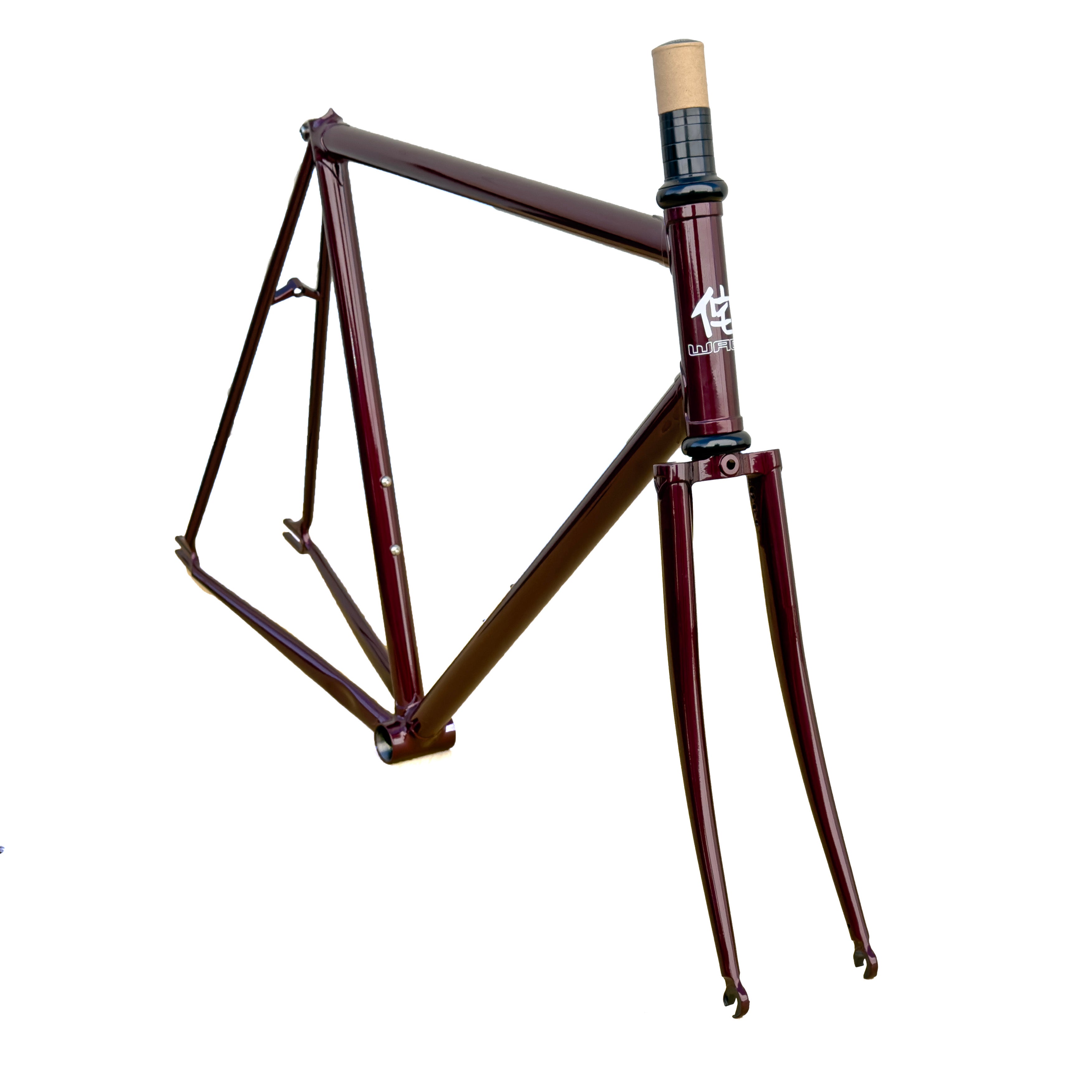 Wabi Special Frameset, Oxide Red, Black Headset