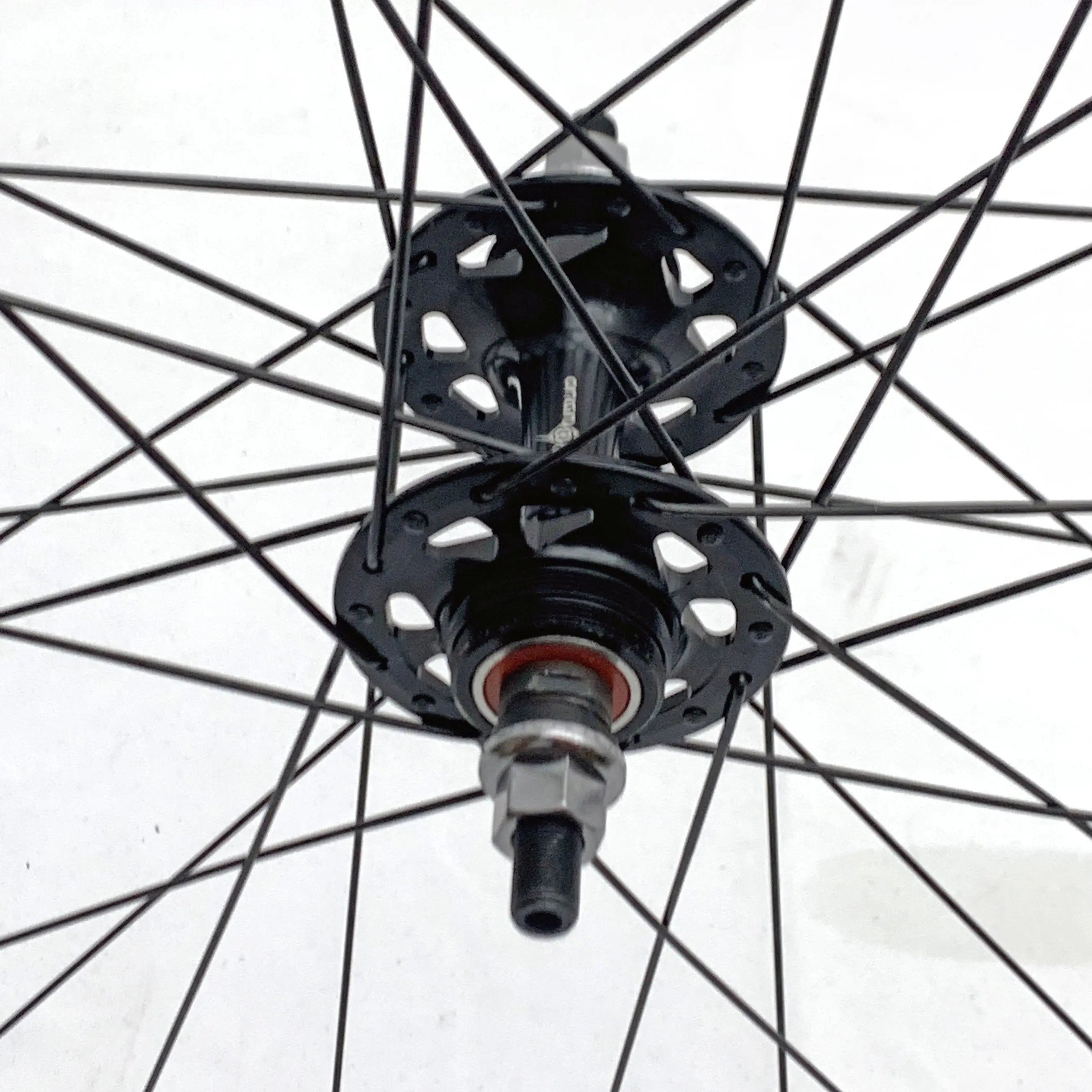 Velocity A23 Single Speed-Fixed Gear-Cyclocross Tubeless-Ready Wheelset, Black