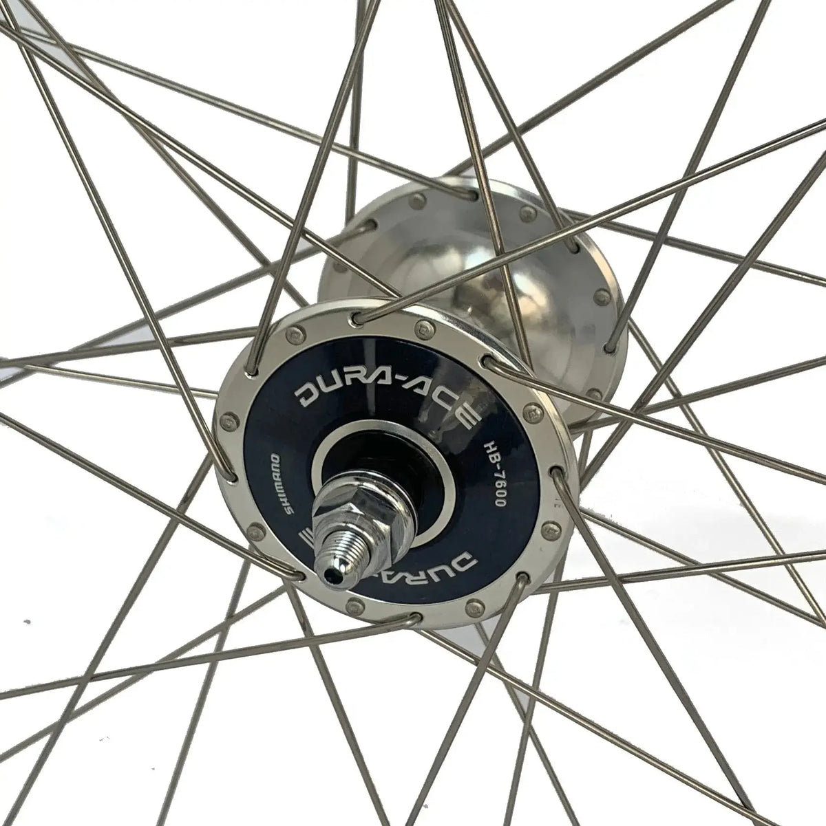 Dura Ace 7600/H+Son Archetype 700C Fixed Gear Wheels- Wabi Cycles