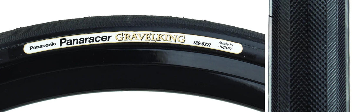 Pneu Panaracer GravelKing Slick 700x43c Noir - Tubeless, Pliant, Pour Gravel & Route