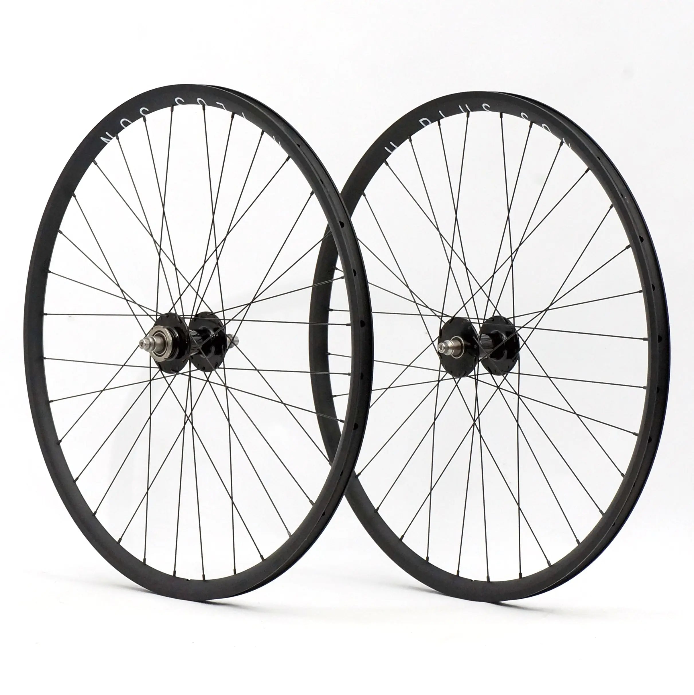 Phil Wood High Flange / H+Son Archetype 700C 32H/32H Single Speed/Fixed Wheelset-Wabi Cycles