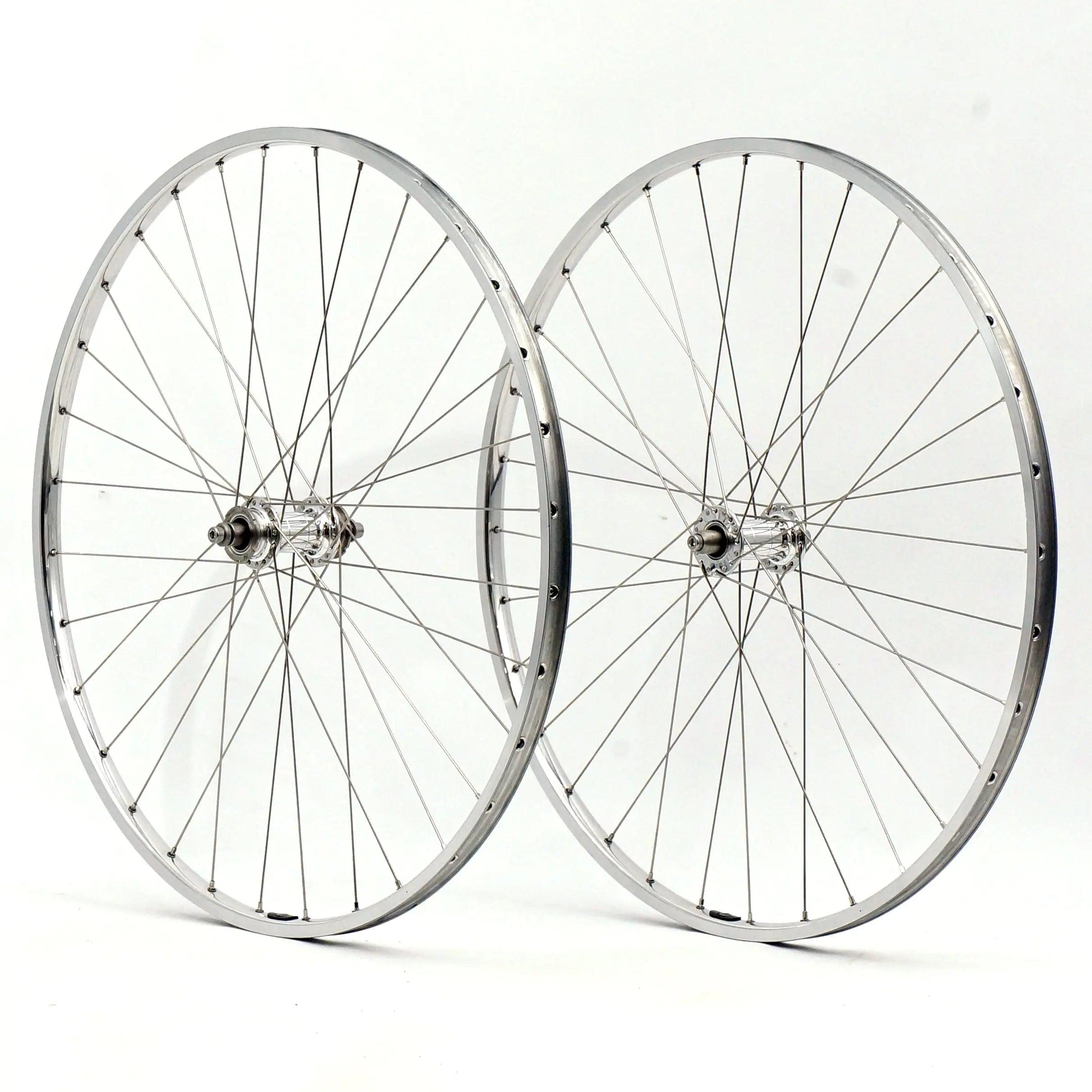Phil Wood Low Flange / H+Son TB14 700C 32H/32H Fixed/Fixed Wheelset-Wabi Cycles