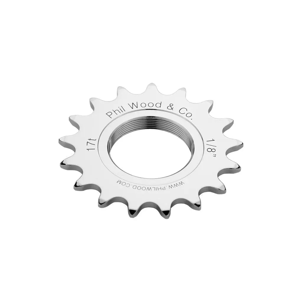 Phil Wood Stainless Steel Fixed Cog, 3/32", Polished-Wabi Cycles