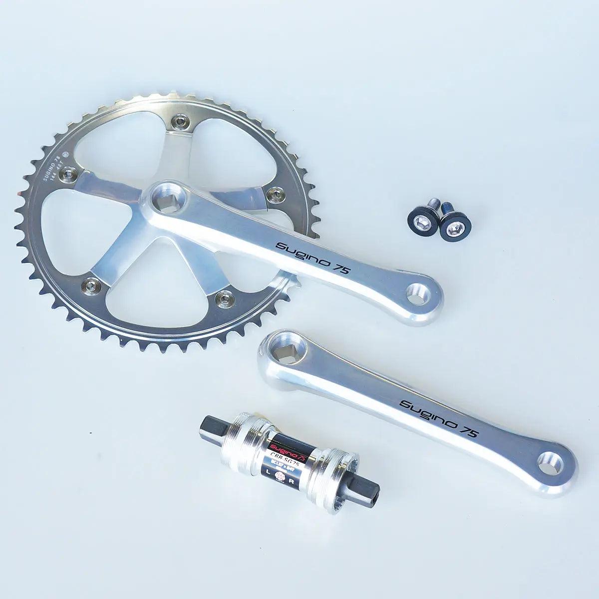 Sugino 75 Complete Crankset (incl. Sugino 75 Chainring + Bottom Bracket)